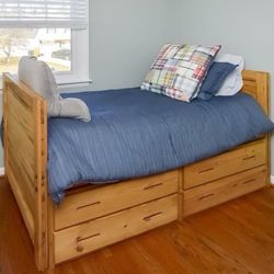 Captains Bed with Drawer Storage