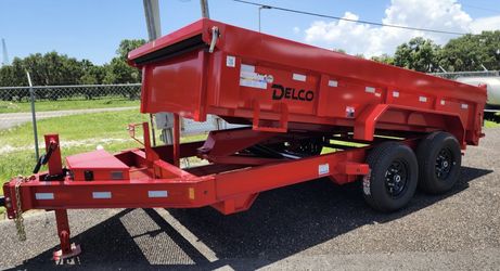 2024 Dump Trailer – 14K – 83x14x2 – Delco Trailers – DT036083