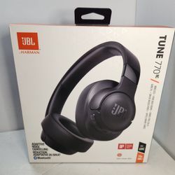 JBL Harman Tune 770NC Over Ear Black Wireless Headphones Bluetooth Noise Cancel