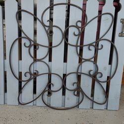 Black Wrought Iron Garden Art