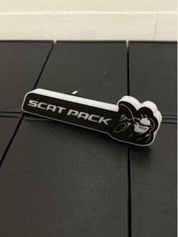 SCATPACK FRONT GRILLE BADGE ALL COLORS ONLY $85
