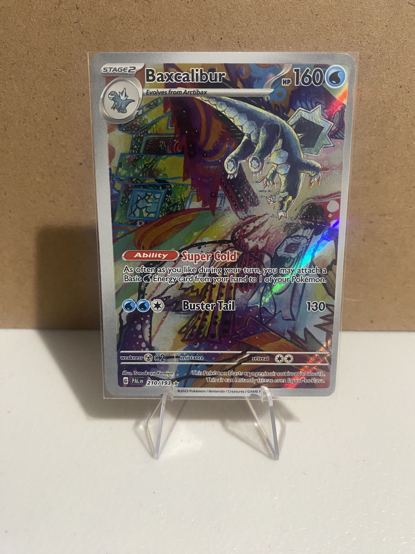 Baxcalibur Pokémon Card