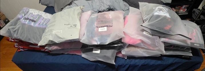 Lot of Civil Regime clothes. Hoodies and tshirts.