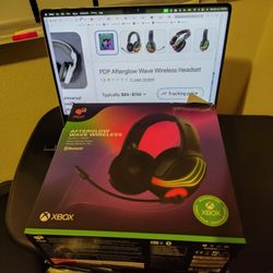 PDP Afterglow Wave Wireless Black Stereo Gaming Headset