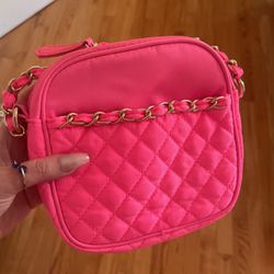 Bright Pink Crossbody Bag