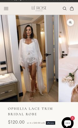 Bridal Robe Le Rose