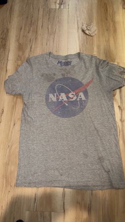 NASA Men's Vintage-Like Faded Logo Short Sleeve T-Shirts size large
