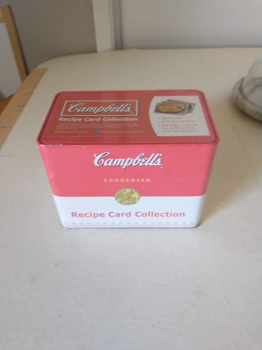 Campbell's Recipe Card Collection Tin