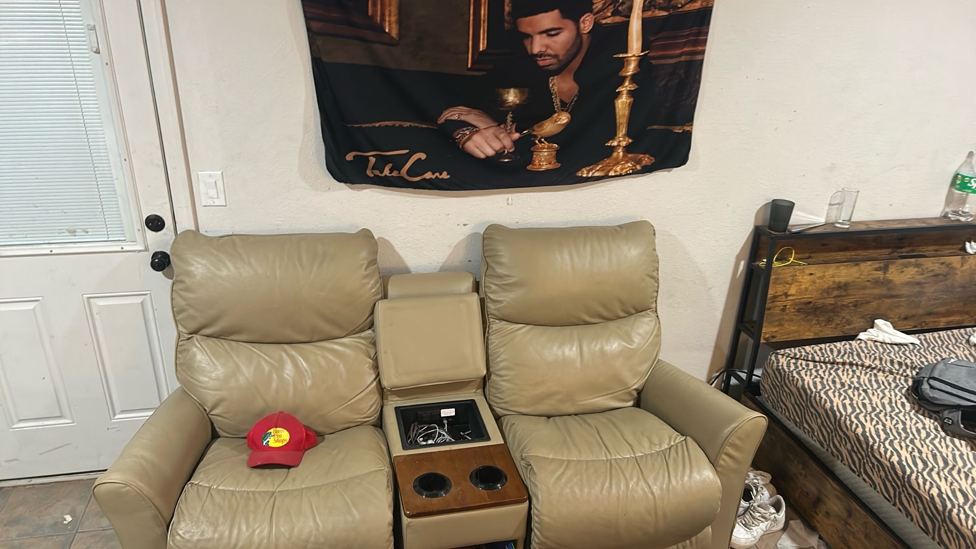 Automatic Rocker Love Seat With Big Couch.