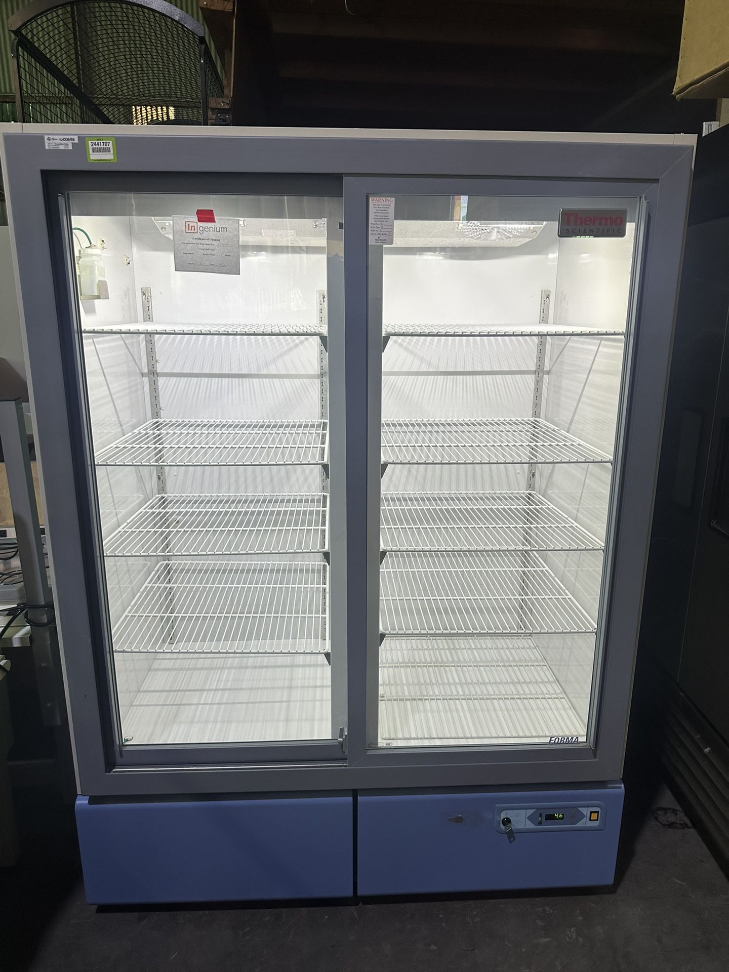 Thermo Scientific Revco REL4504A Upright Lab Refrigerator, Glass Door, 45.8 CUFT, 120V