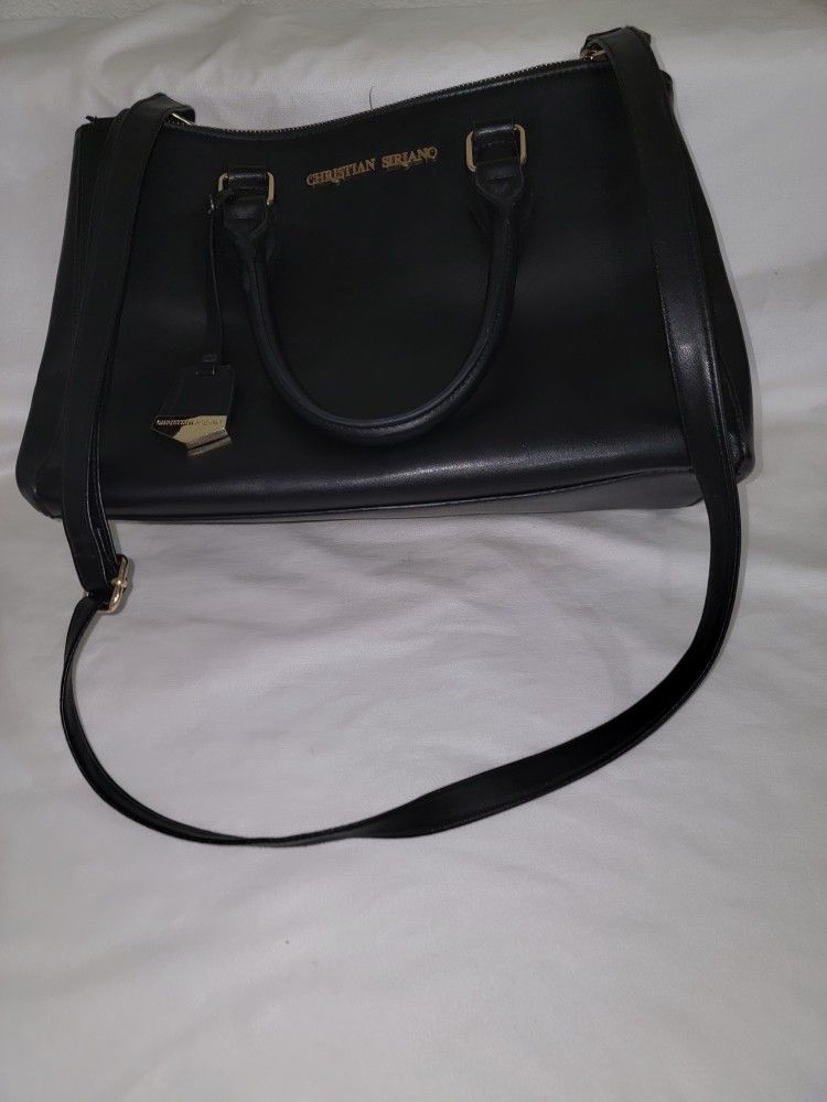Christian Siriano Black And Gold Purse
