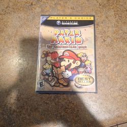 GameCube Mario Paper Thousand Year Door And Very Nice Condition And Works $40