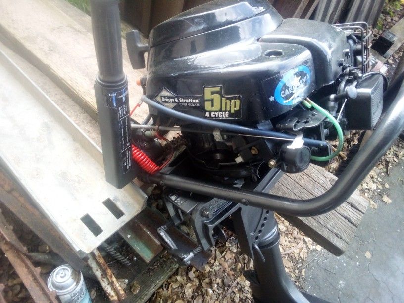 5hp Briggs & Stratton 4 Cycle Outboard Engine 