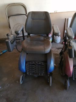 Mobility Mechanical Wheel Chair Blue