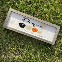 Fall Wood Signs (custom)