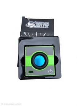 MUSIC ENJOY WIRELEDX Portable Speaker green gray blue