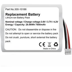 Brand new Loqdivr Replacement Battery 6 for ADT Command Smart Security Panel ADT5AIO-1 | ADT5AIO-2 | ADT5AIO-3 | ADT7AIO-1 | Honeywell ADT2X16