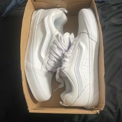 Knu School Vans True White Size 11M/13W