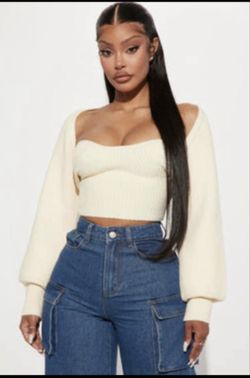 Cropped Sweater Set