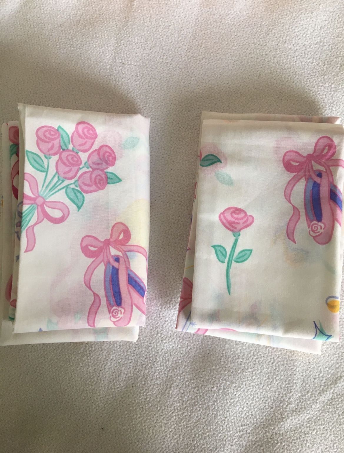 Barbie 1995 Edition Curtains. Two Panels.