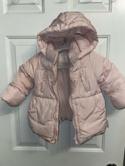 baby girl pink puffer jacket
