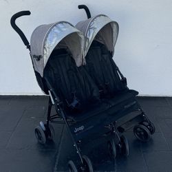 Jeep Side By Side Double Stroller 