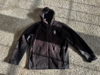 SPYDER MEN'S NICK SHAGGY FULL ZIP HOODED JACKET