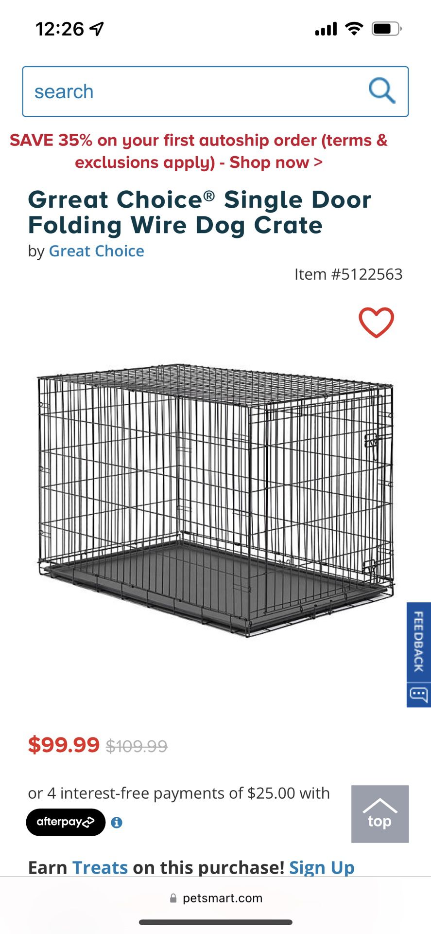 GREAT CONDITION Dog Crate 