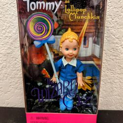 Tommy as Lollipop Munchkin Doll Wizard of Oz 1999 NIB 25819 Vintage Mattel Barbie