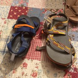 Blue Chacos Size 1 30 Dollars Chacos Size 5 35 Dollars 