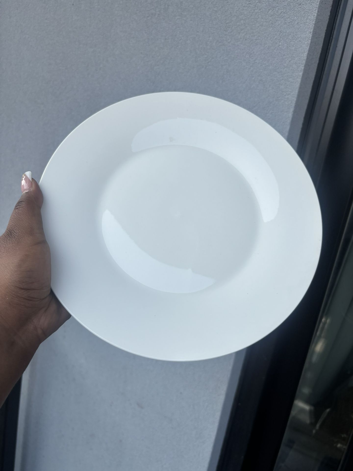 Brand new glasses And plates And Gold Charger Plates For Events