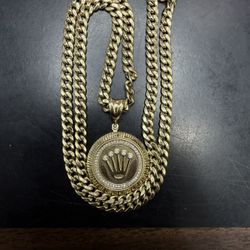 Custom Rolex Chain 14k Gold