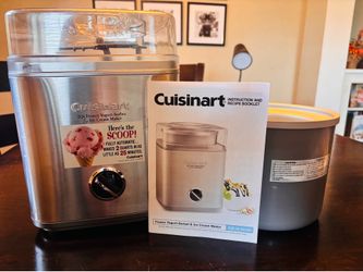 Cuisinart ice cream maker open box never used