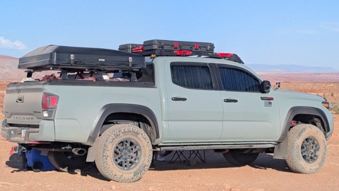 3rd Gen Tacoma IKamper Tent, Front Runner Diamond back system