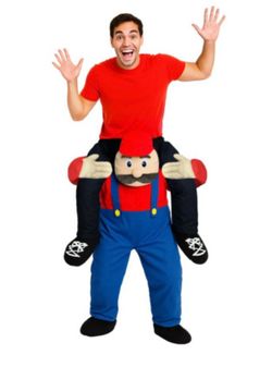 Mario Ride-On Piggyback Halloween Costume