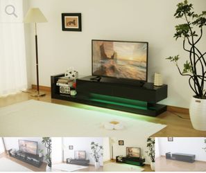 TV STAND ( HIGH GLOSS AND LED LIGHTS)