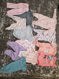12-Piece Baby Girl Clothes Lot | Size 6-9 Months
