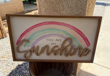 Hobby lobby sunshine wood frame