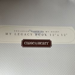 Close To My Heart 12 x 12 My Legacy Scrapbook 