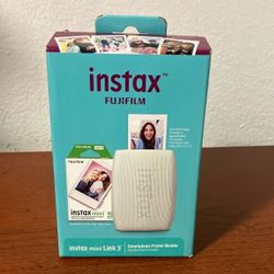 Instax  Fujifilm Mini Link 3 Bluetooth Photo Printer