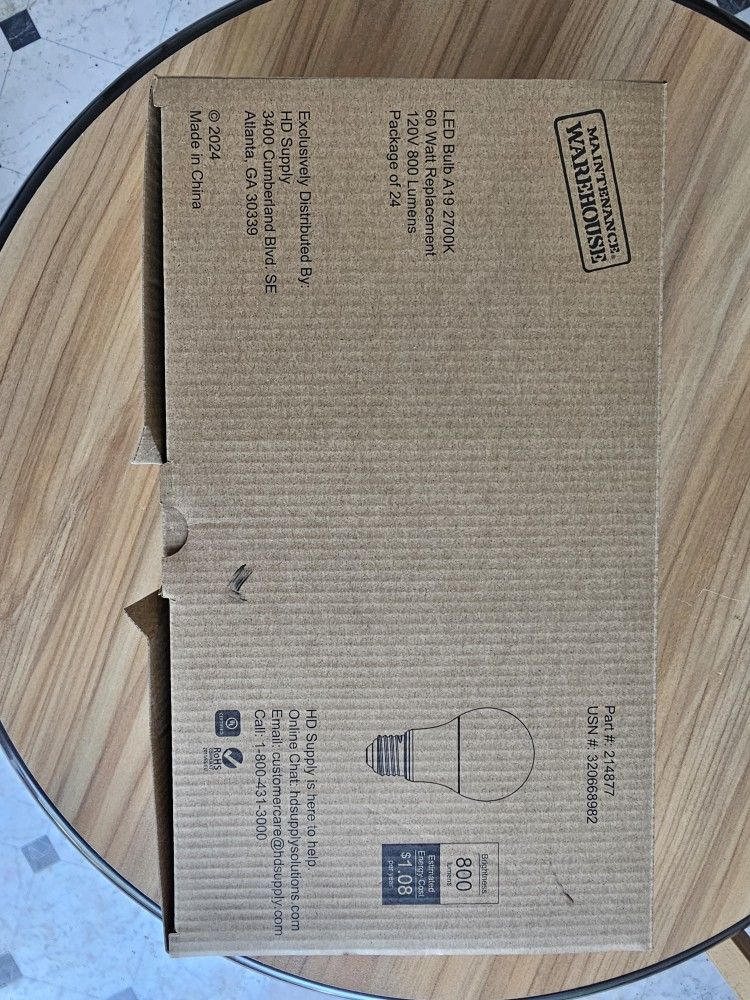 Brand New Lightbulbs