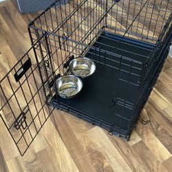 Dog Crate With Extras