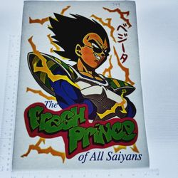Iron On Heat Transfer  Good For T-shirts Sweaters Jackets T Shirt Design Size Is About 14x10 The Fresh Prince Dragon Ball Z #344