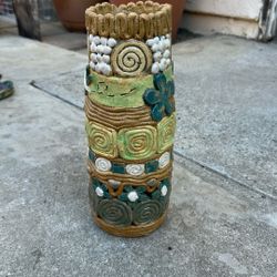 Ceramic Coiled Sculpture 