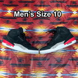 Jordan Legacy 312 Shoes Mens Size 10 Black Suede Elephant Print AV3922-060