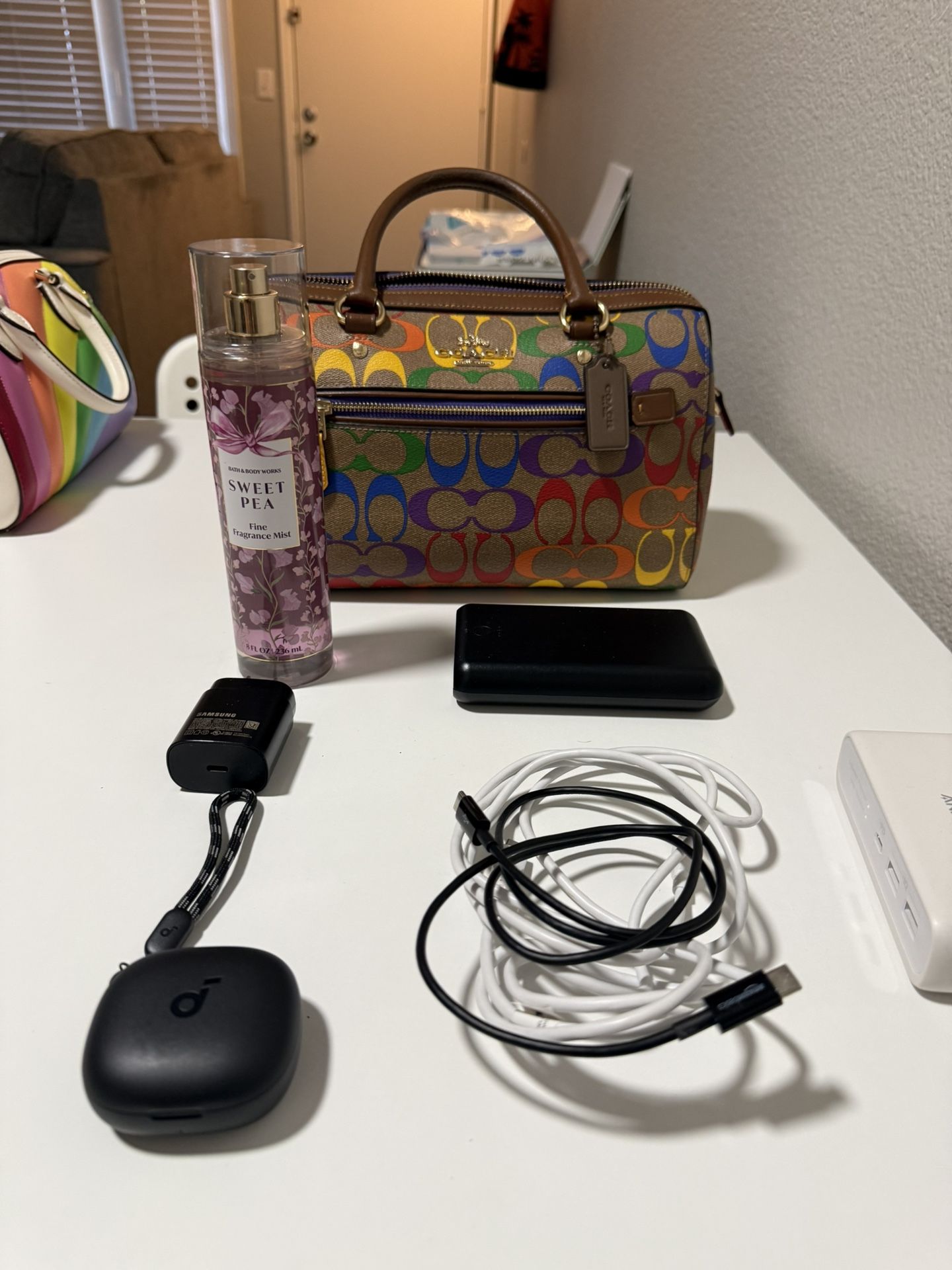 Coach Rowan Satchel Purse - Pride Edition