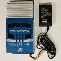 Brand New Pyramid Super Blue Series 240 Watt Car Amplifier AMP PB440X 2 Channel With Power Source