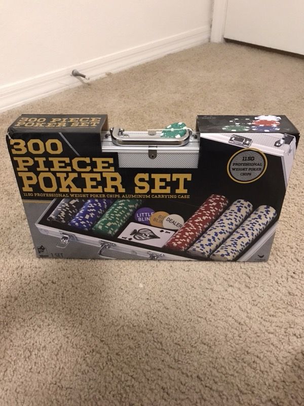 Poker Set 300 Piece Profesional Weight Chips OBO