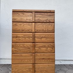 Antique Boyd Wooden Tall Dresser