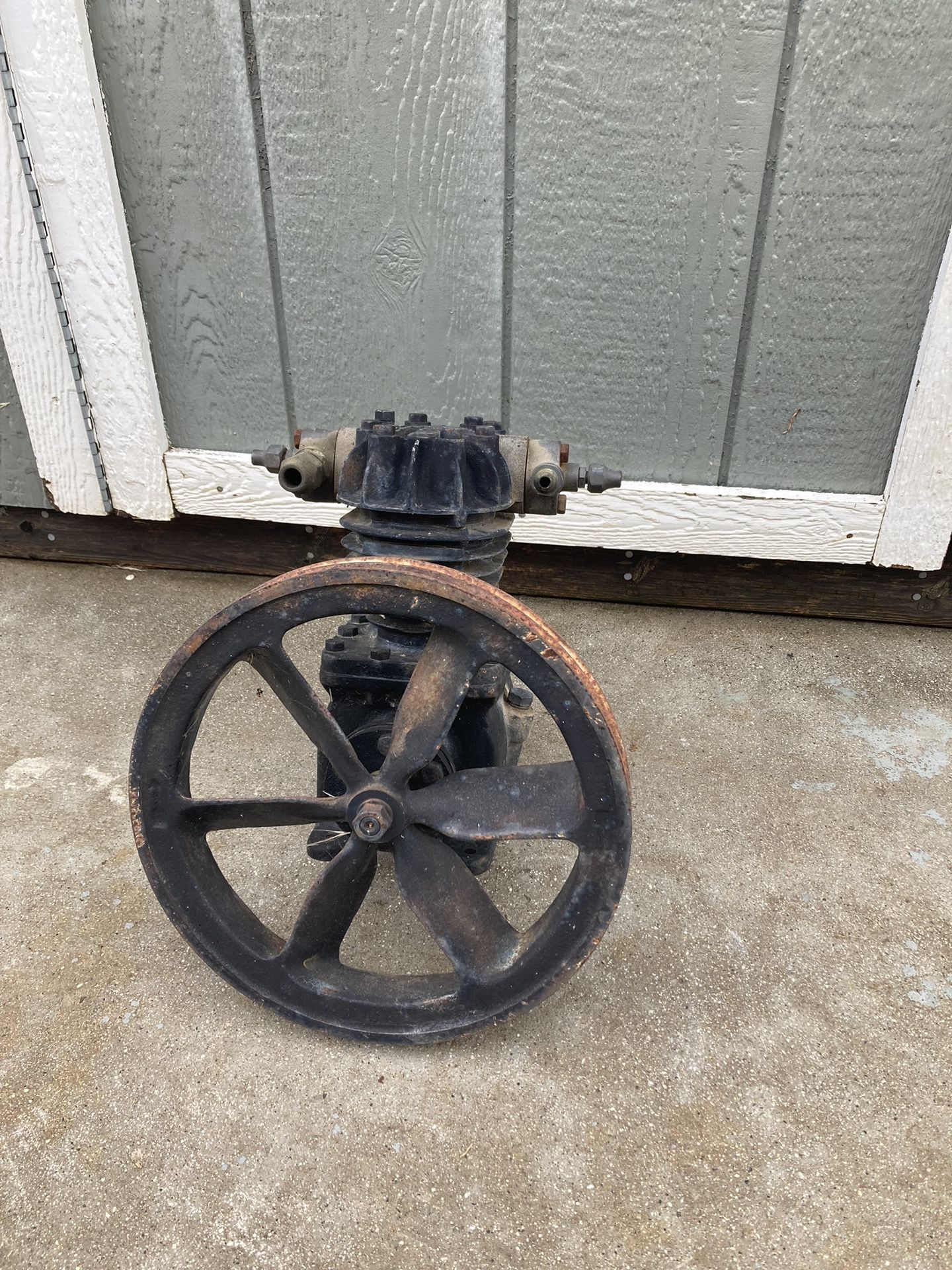 Compressor Single Stage Pump Cast Iron